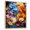 thumbnail image 2 of Designart "Medley Of Vibrant Pansies II" Pansies Floater Framed Canvas Prints, 2 of 5