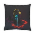 thumbnail image 2 of Ahgly Company Neon Neon Outdoor Throw Pillow, 18 inch by 18 inch, 2 of 6