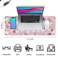 thumbnail image 5 of Long Mouse Pads for Desk,Cute Halloween Ghost Pattern Desk Mats on Top Of Desks, Desk Mouse Pad Extra Large with 3mm Non-Slip Base and Stitched Edge for Gaming,Office,Work,Home 31.5"x11.8", 5 of 6