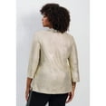 thumbnail image 2 of Avenue Women's Plus Size Felicia Metallic Knit Top, 2 of 2
