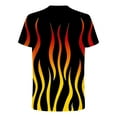 thumbnail image 5 of ALLLIST Spring Tops for Men 2024 Crew Neck Short Sleeve Flame Pullover T-Shirts Casual Printed Men's Shirts, 5 of 5
