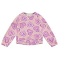 thumbnail image 3 of GIRLS 3PK FLEECE PULL OVER TOPS, PEACH, 4, 3 of 4