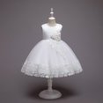 thumbnail image 1 of Vestido infantil Vestido de princesa Vestido de manga larga para actuación de piano Vestido de noche para anfitrión de niño de flores Cumpleaños, 1 of 5