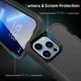 thumbnail image 6 of Black Case For iPhone 14/13/12/11 Shockproof Defender Case With Belt Clip, 6 of 11