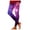 Z01-Hot Pink, variant on Women's Floral Printed Footless Elastic Leggings Yoga Pants Tummy Control Leggings (Hot Pink, XXL)