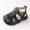 Black, variant on Kiplyki Baby Shoes Boys Soft-soled Sandals Children's Anti-kick Sandals