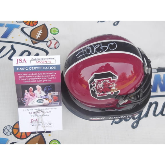Debo Williams signed autographed South Carolina USC Gamecocks mini helmet JSA COA