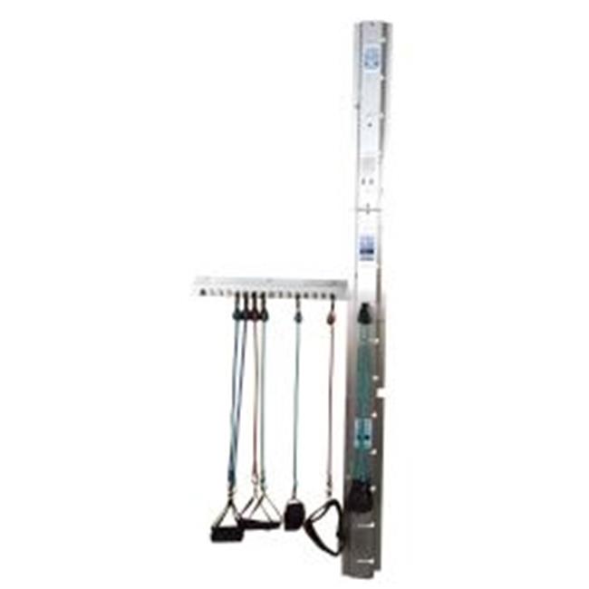  Slide Exercise Rail System with Thigh Strap Tubing Only Red