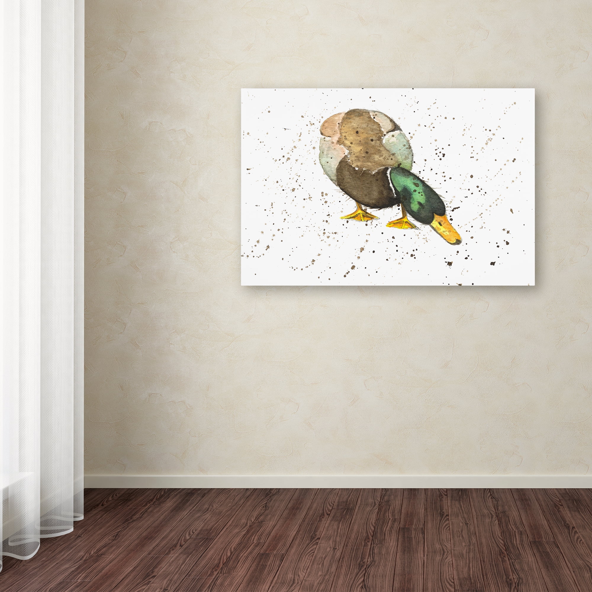 Trademark Fine Art 'Duck 4' Canvas Art by Michelle Campbell