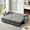 Gray|82 in, variant on Aukfa 80" Comfy Sofa 3 Seat Convertible Sofa Bed with Storage Armrest&2 Cup Holders for Living Room, 4 Pillows, Corduroy, Green