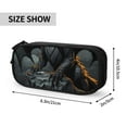 thumbnail image 2 of Sigee Full Moon Black Dragon for Portable Pencil Pouch with Zipper for Students, Artists, and Office Use, 2 of 5