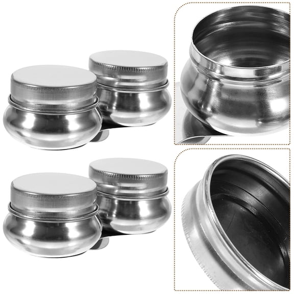OUNONA 2 Pcs Paint Cleaning Container Dipper Palette Cup