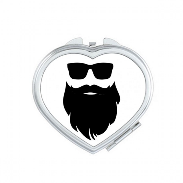 Shadow Great Beard Sunglasses Mirror Travel Magnification Portable Handheld Pocket Makeup