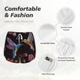 thumbnail image 4 of Balery Humming Bird Pantalones cortos deportivos para mujer con forro y dos bolsillos, elásticos, para entrenamiento, gimnasio, yoga-Medium, 4 of 7