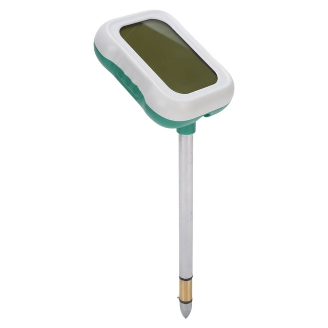 Soil Digital Tester, 90 Degree Rotatable 7 in 1 LCD Display Sunlight Intensity Soil Plant Temperature Meter for Farm