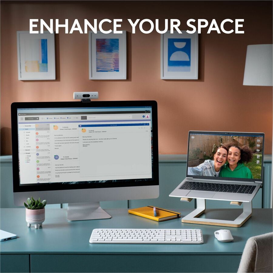 Logitech Signature Slim K950 Wireless Keyboard, Sleek Design, Switch Typing Between Devices, Quiet Typing, Off-white