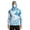 A Light Blue, variant on Sun Shirts for Men Men's Striped Print Masked Sun Hoodie Long Sleeve Lightweight Breathable Wicking for Fishing Running Light Blue L