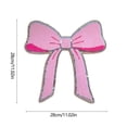 thumbnail image 3 of Iron Patches Kawaii P-ink Bows Embroidered With Sequin Applique Cute Sew Stickers DIY Accessories For Clothing Jackets, 3 of 6