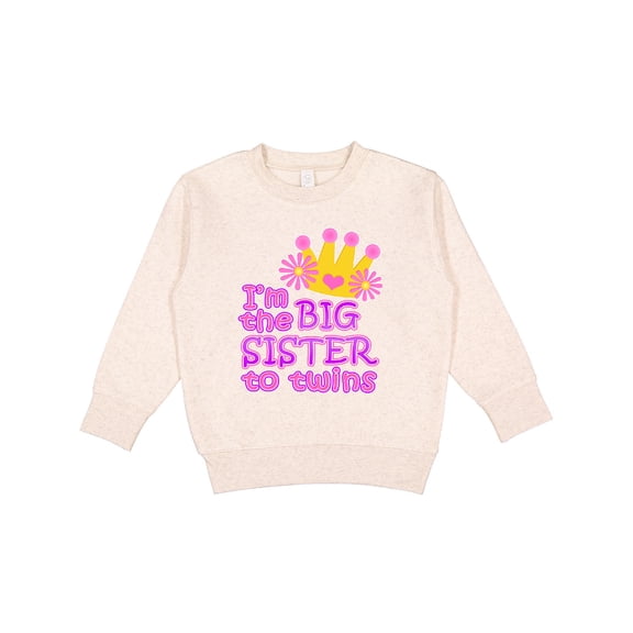 Inktastic I'm the Big Sister to Twins. Toddler Sweatshirt