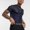 Blue, variant on Xihbxyly Mens Casual Shirts Stretch Classic Tshirts Crew Neck Short Sleeve Classic Tshirts Mens Dress Shirts Solid Regular Fit Mens Dress Shirts Active for Men