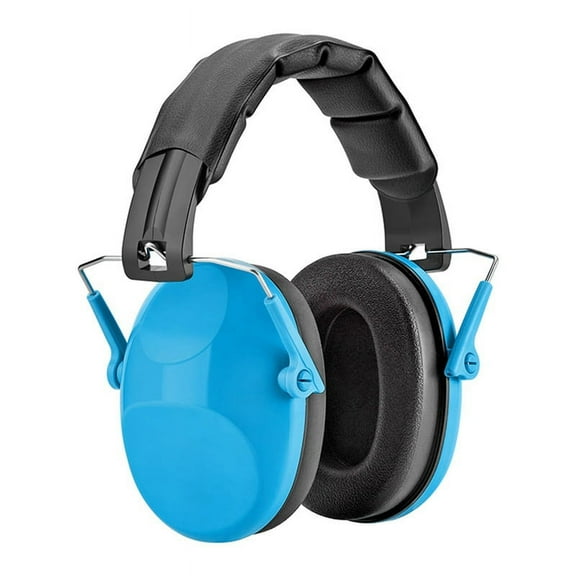 Kids Ear Earmuff Adjustable Muff Noise-Proof Headmounted Ear for Children Sleeping Blue
