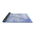 thumbnail image 2 of Ahgly Company Indoor Square Abstract Blue Contemporary Area Rugs, 5' Square, 2 of 4