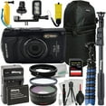 thumbnail image 1 of Ultimaxx Deluxe Water OM SYSTEM Tough TG-7 Digital Camera Bundle (Black) - Includes: 64GB Extreme Pro Memory Card, Replacement Battery & More (23pc Bundle), 1 of 10
