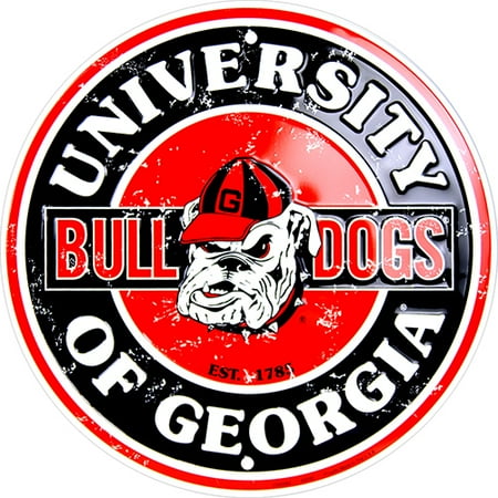 Georgia Bulldogs Circle Sign