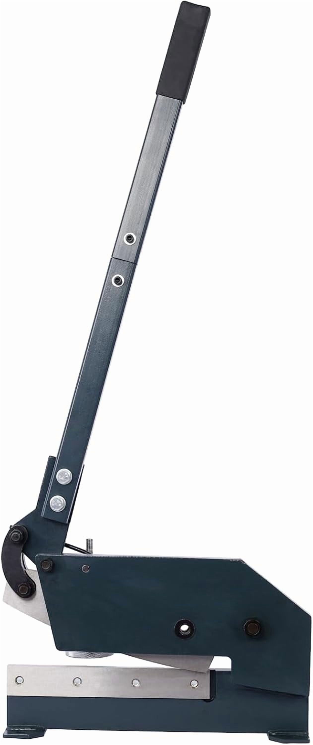 Acekid 12-Inch Sheet Metal Shears, Manual Metal Cutter Scissors, High Precision Mounting Type, for Crafts Thick Steel, Gray