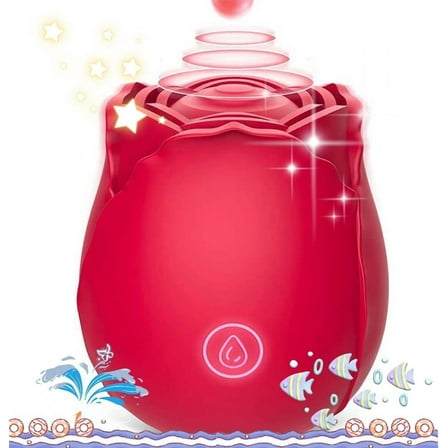 Rose Viboators 10Mode Head Massager Toy 2025 Holiday waterproof Gift Ves25