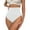 White, variant on GEWSEY Thong Shapewear Tummy Control for Women High Waisted Stay-Put Body Shaper Girdle Compression Shapewear Thong (White, L)