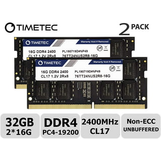 Timetec 16GB DDR4 3200MHz PC4-25600 Non-ECC Unbuffered 1.2V CL22 2Rx8 Dual  Rank 260 Pin SODIMM Compatible with AMD and Intel Gaming Laptop Notebook PC