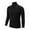 01 Black, variant on Fewfanhot Mens Long Sleeve Shirt Casual Slim Fit Basic Tops Knitted Lightweight Turtleneck Pullover Sweater