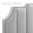 thumbnail image 6 of Modway Rosalind Performance Velvet Full/Queen Headboard in Light Gray, 6 of 10