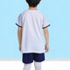 thumbnail image 5 of Odeerbi Conjunto de Entrenamiento de Fútbol Seco Rápido Para Chicos Y Niñas Pantalones Cortos de Camiseta Con Impresión Geométrica de Gradiente Conjunto Atlético Para 4-12 Años, 5 of 6