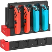 Charging Dock for Nintendo Switch Joy-Cons Controllers, [Add to Switch Dock] Portable Desktop Charging Station Stand