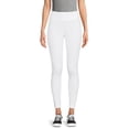 thumbnail image 4 of Time And Tru Women's High Rise Ankle Knit Leggings, 27" Inseam, Available in 2-Pack, 4 of 5