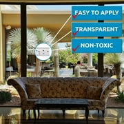 Flies & Bug Window Fly Trap - Indoor / Outdoor Non Toxic Clear Window Fly Traps