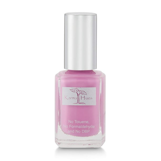 Karma Organic Esmalte de uñas natural no tóxico - Pintura de uñas vegana y libre de crueldad para arte de uñas - Esmalte de uñas de secado rápido para mujeres - Esmalte de uñas de larga duración (Lala