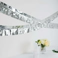 thumbnail image 4 of Efavormart 16FT Metallic Silver Foil Tassel Fringe Backdrop Banner, Tinsel Garland Decor, 4 of 6