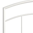 thumbnail image 3 of Hillsdale Julien Twin Metal Headboard with Spindle Design in Textured White, 3 of 5