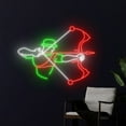 thumbnail image 3 of Handmadetneonsign Archery Neon Sign, Archery Led Sign, Archery Player Led Light, Game Sport Archer, 3 of 5