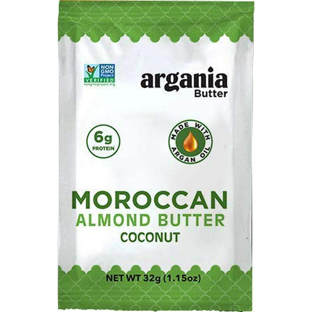 Argania Butter Coconut Almond Butter Packets 10ct (1.15oz) Vegan