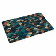 thumbnail image 2 of Teal Orange Abstract Art Door Mat&nbsp;Indoor Outdoor Entrance, Non Slip Rug for Kitchen Bathroom Entryway Rug, Geometric Modern Art Washable Doormat Floor Mat for Office Home Decor 24x36 Inch, 2 of 8