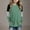 Green, variant on Girls Colorblock Raglan Long Sleeve Tunic Tops Loose Crewneck Pullover Casual Striped Blouses Shirts for 4-14Y
