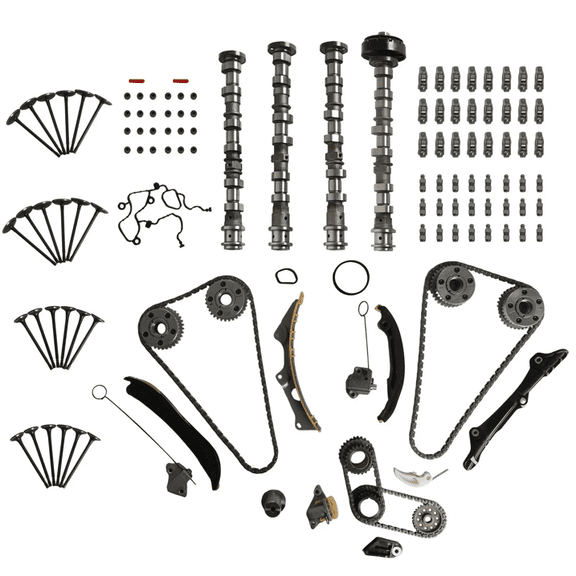 Camshaft Timing Chain Kit Rocker Arm Valve Lifter Gasket Seal For 2011-2015 Chrysler 200 Jeep Grand Cherokee 3.6L
