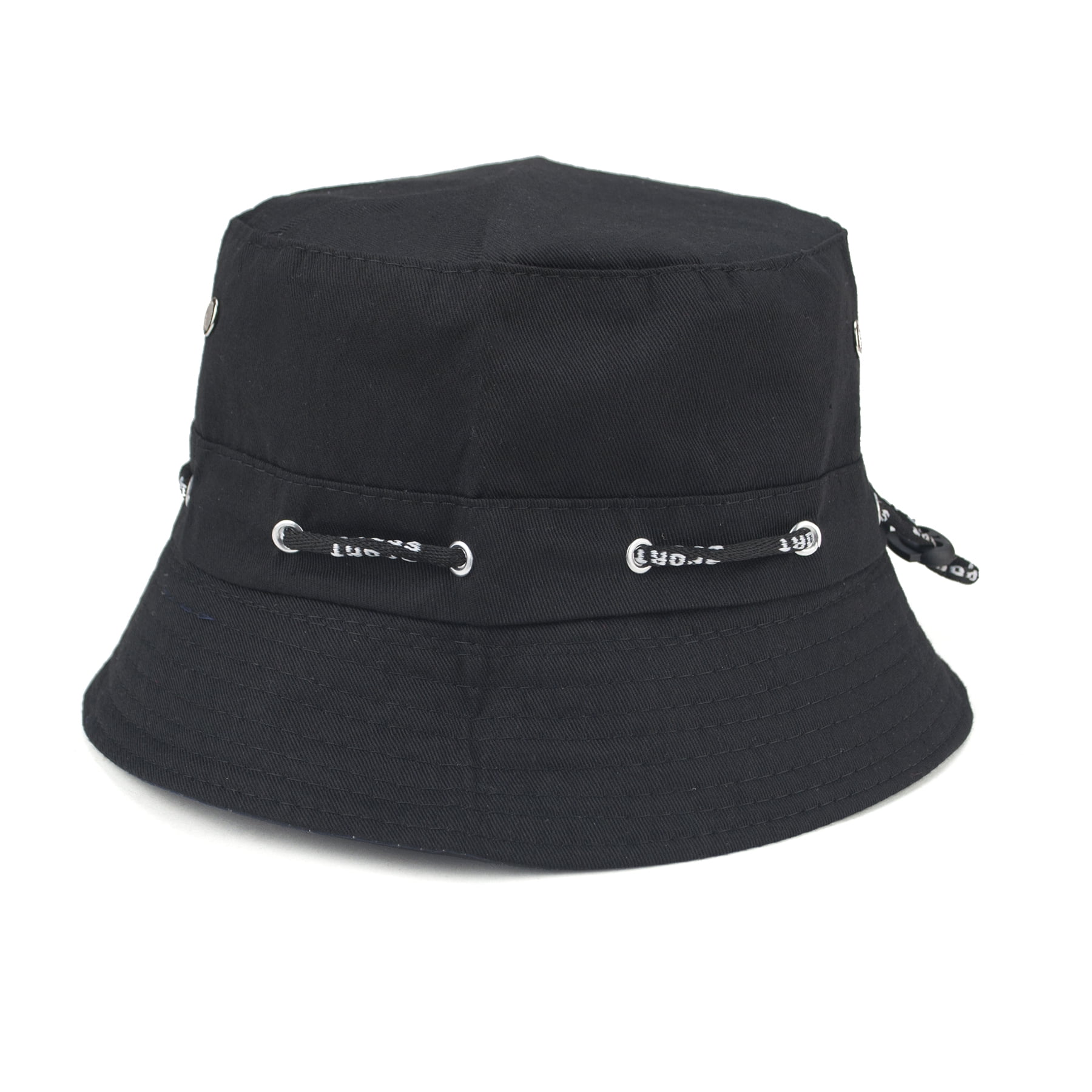 Opromo Blank Adjustable Cotton Twill Bucket Hat Outdoor Summer Fishing ...