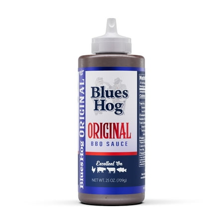 Blues Hog Original Barbecue Sauce Squeeze Bottle, Gluten-Free, 25 oz