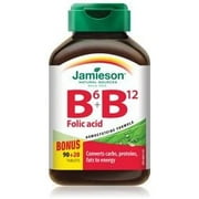 Jamieson B6 + B12 and Folic Acid, 110 tabs