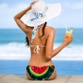 thumbnail image 5 of Watermelon Women's Bikini Set with Detachable Sponge and Adjustable Strap, Two-Pack, Ideal for Swimming and Beachwear, 5 of 6